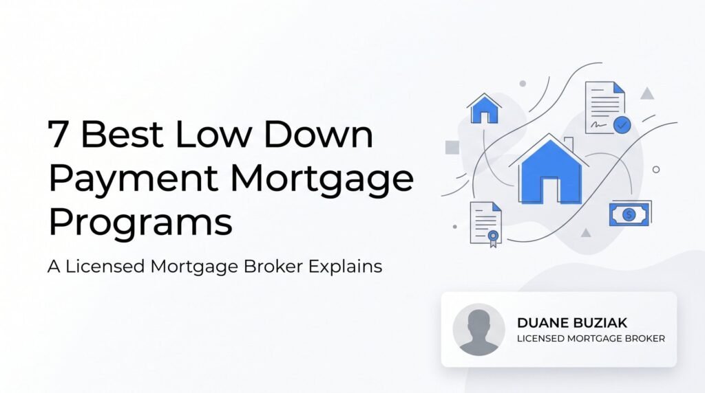 7 Best Low Down Payment Mortgage Programs — A Licensed Mortgage Broker Explains