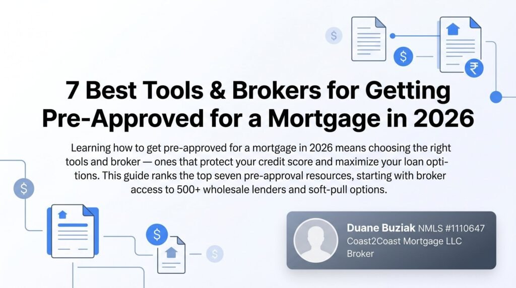 7 Best Tools & Brokers for Getting Pre-Approved for a Mortgage in 2026